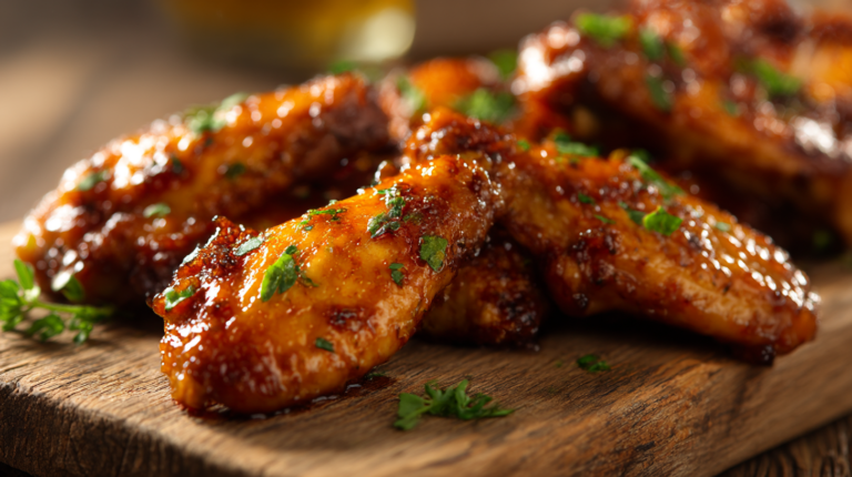 Ailes de poulet croustillantes cuites à l'airfryer