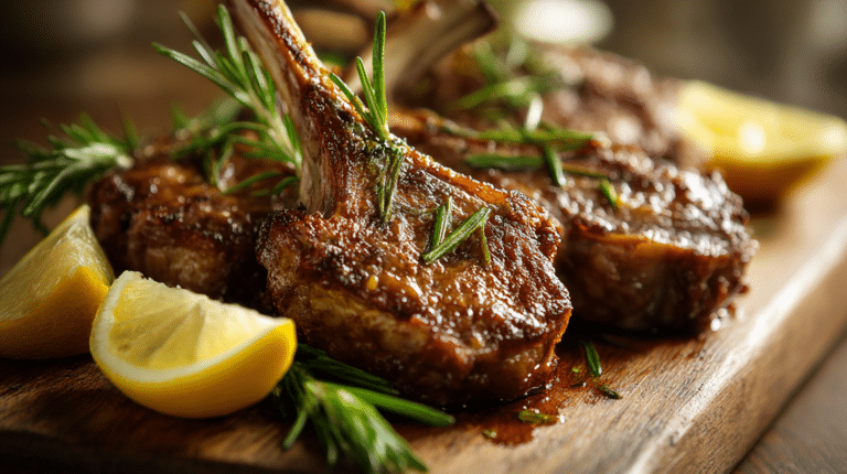 Côtelettes agneau airfryer
